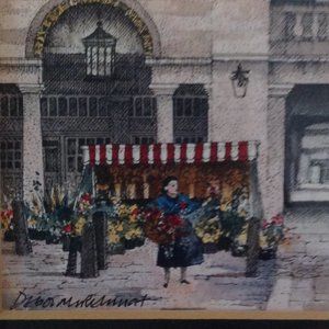 DEBORAH REHMAT MINIATURE WATERCOLOR PRINT